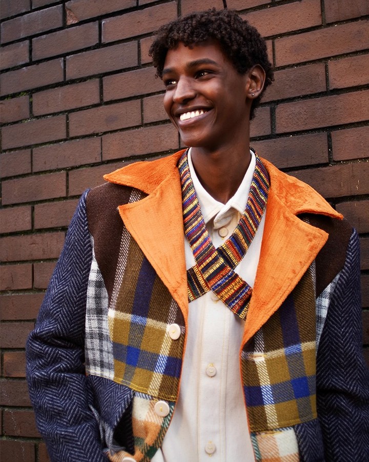 Bethany Williams' Capsule Coat Collection Is Made From Wool Blankets