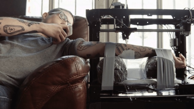 3D Printer Converted into a Tattoo Machine