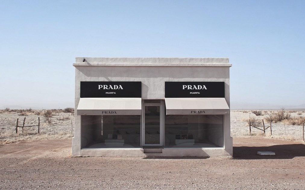 Photo of Prada store front in Toronto Canada
