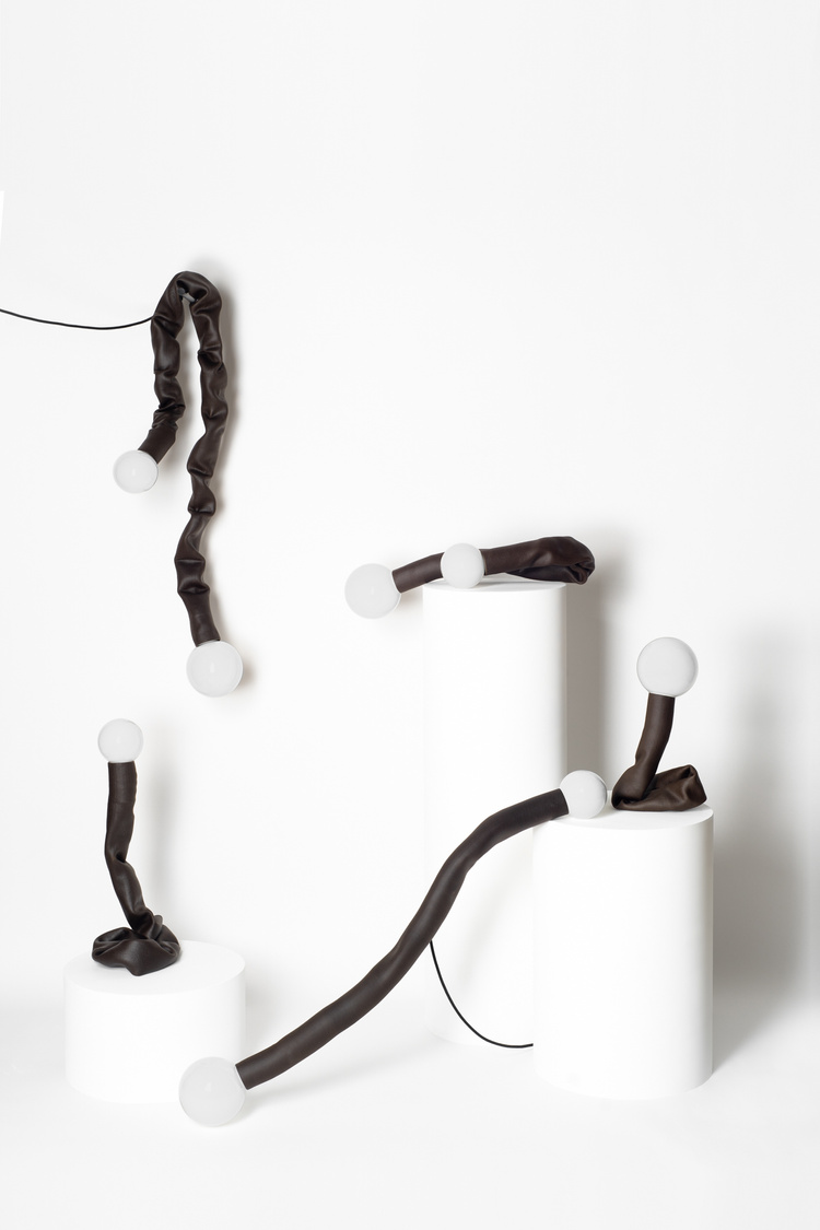 High Society Senilia lamp shade coffee