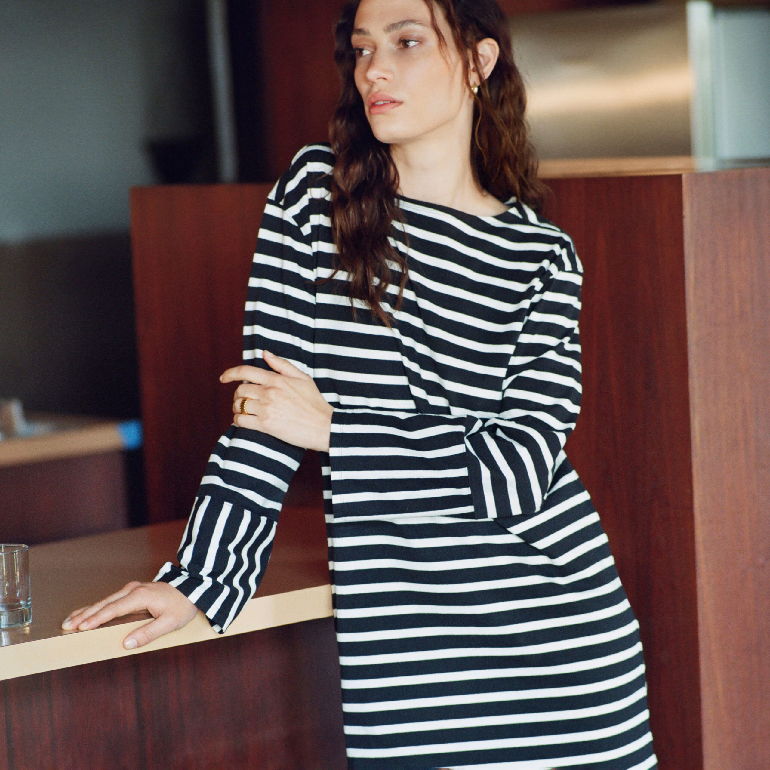 Everlane striped clearance dress