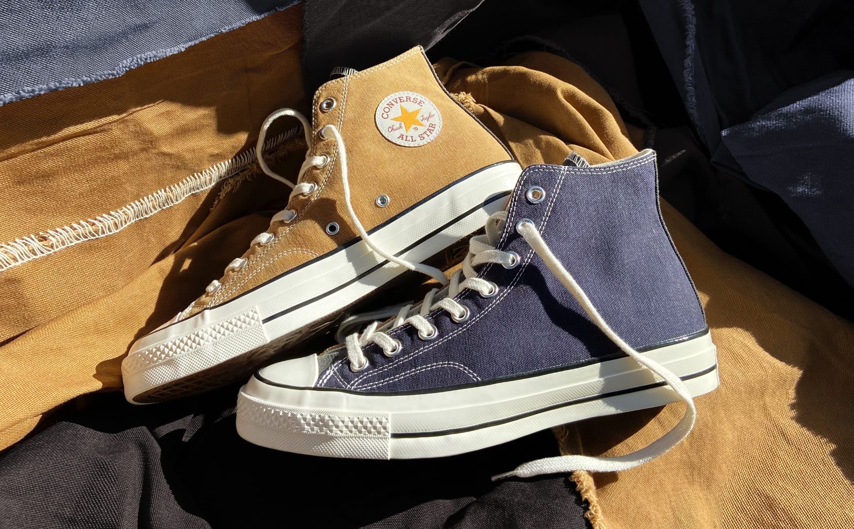 pakket Matig kern The Renew Chuck 70 by Carhartt WIP and Converse Is Crafted From Upcycled  Workwear