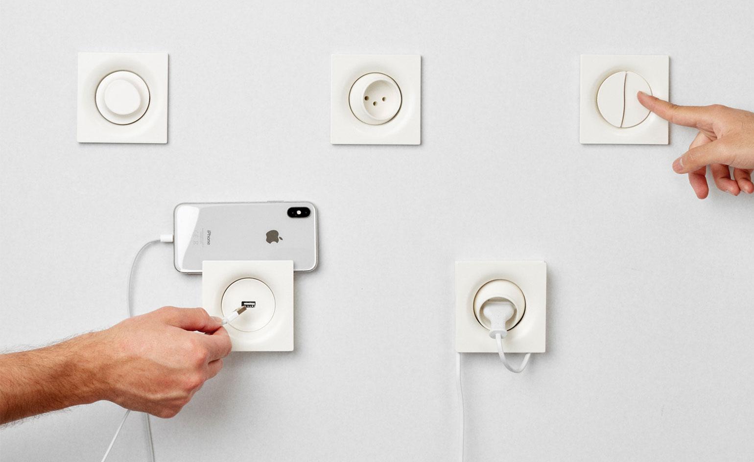 These Switches and Sockets Are Made From Recycled Animal Bones