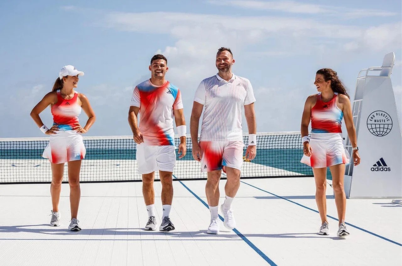 adidas' Floating Tennis Court Is Made From Recycled